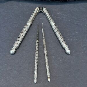 HMQ Vintage Seafood or Nut Cracker Tool with 2 Picks